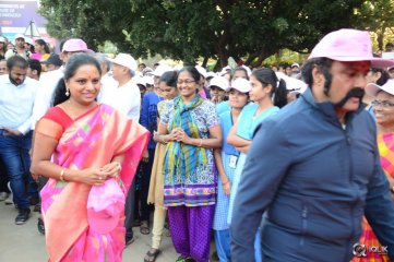 Celebs At Breast Cancer Awareness Walk